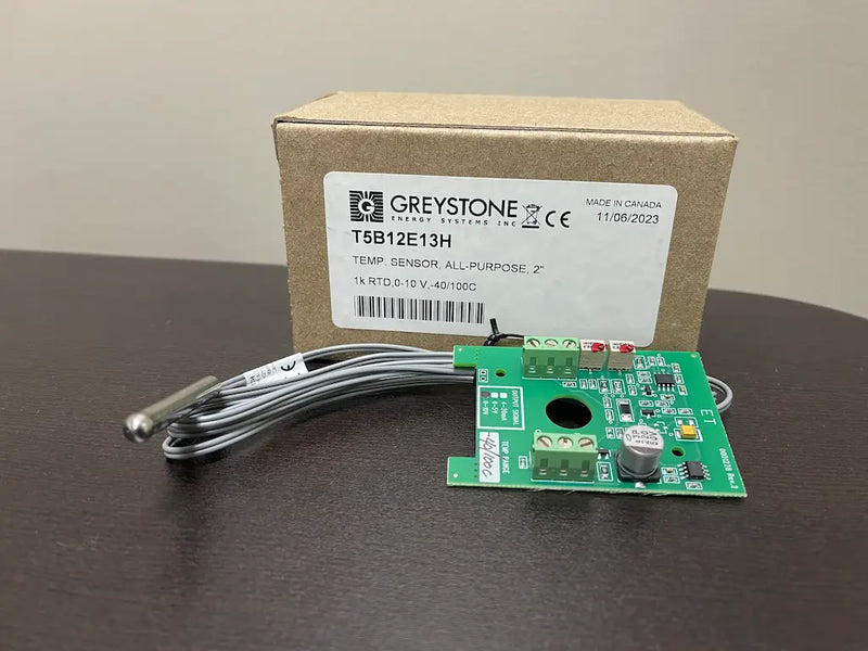 Temp Sensor Transmitter T5b12e13h 0-10vdc-40-100 Deg C 2" Rtd